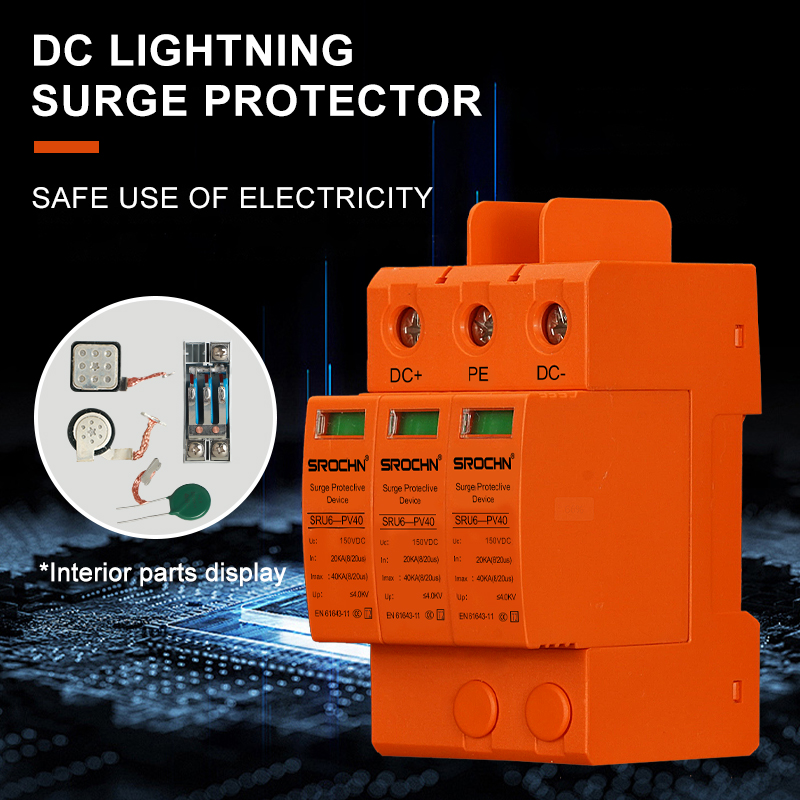 3P 150VDC T2 40kA Surge Protective Device 20kA SPD for Medium Voltage DC System Protection (2).jpg