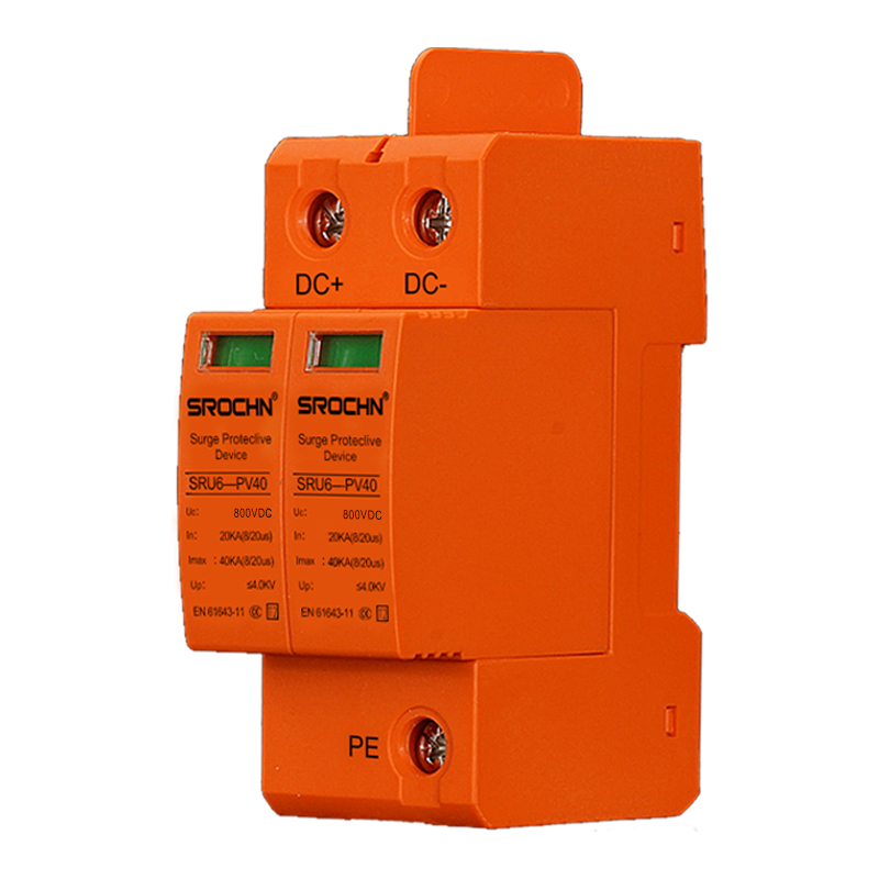 2P 800VDC T2 40kA Orange Surge Protective Device 20kA SPD for High Voltage DC Systems (3).jpg