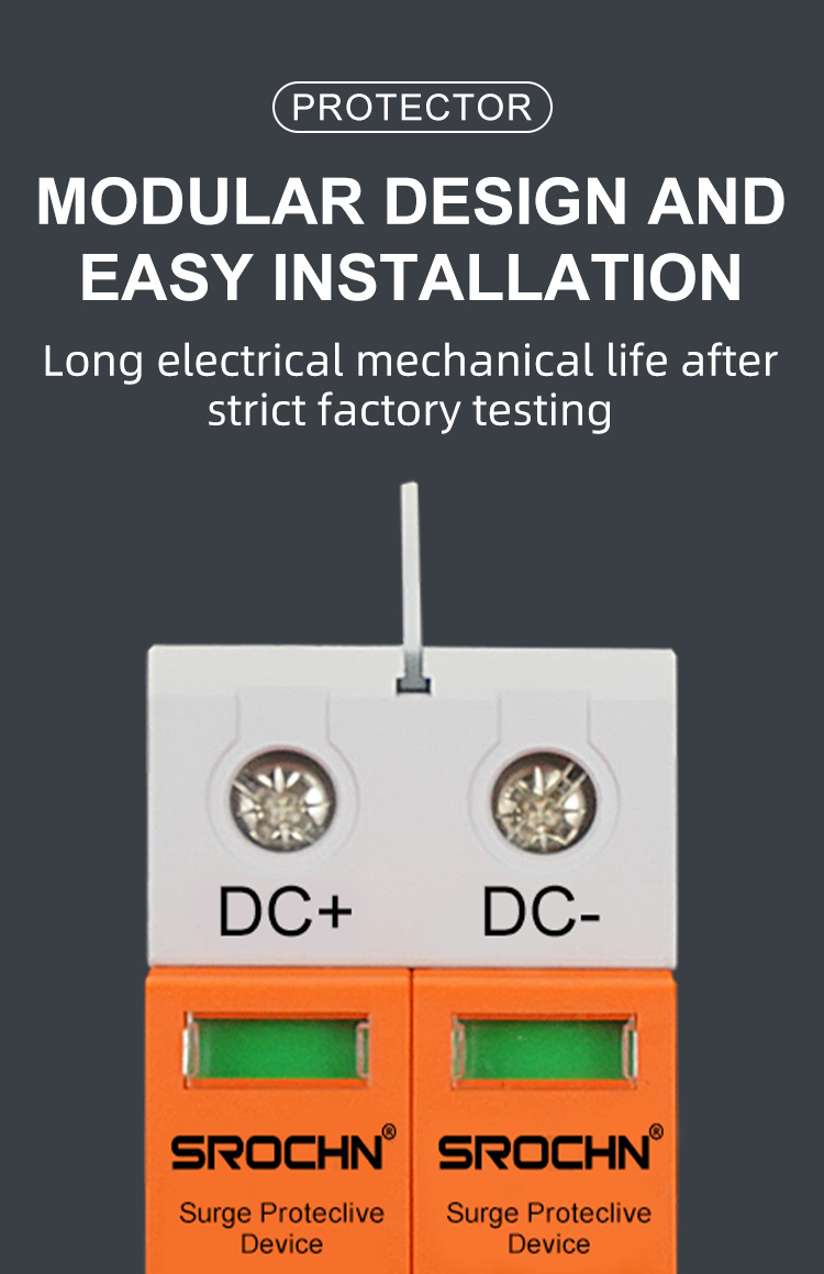 2P 24VDC T2 40kA Surge Protective Device08