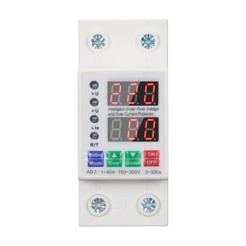 The Automatic Recovery of Overvoltage and Undervoltage Dual Display, with Voltage and Current Ranging from 1 to 63A, can be Set with a Protector
