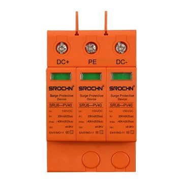 3P 150VDC T2 40kA Surge Protective De...