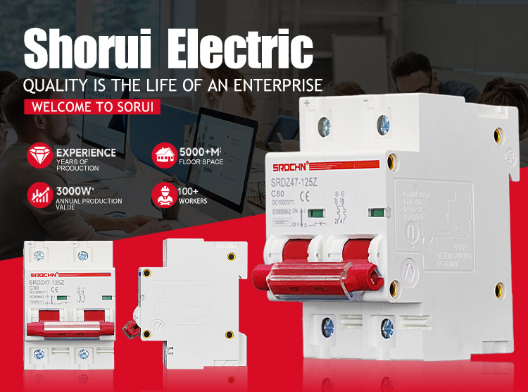 Bipolar MCB 125ADCminiature Photovoltaic Circuit Breaker (1)