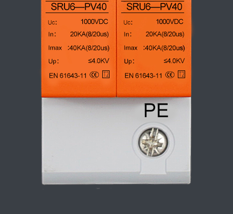 1000VDC T2 Surge Protective Device with 40kA Discharge Capacity (9)
