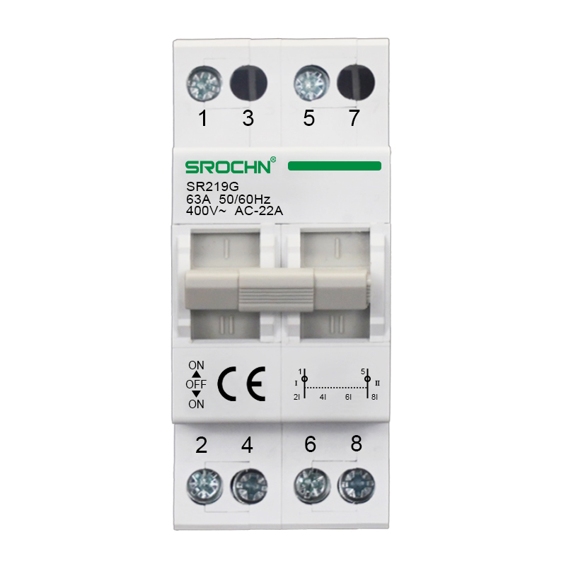 Dual Power Manual Transfer Disconnector, Interlock (.jpg