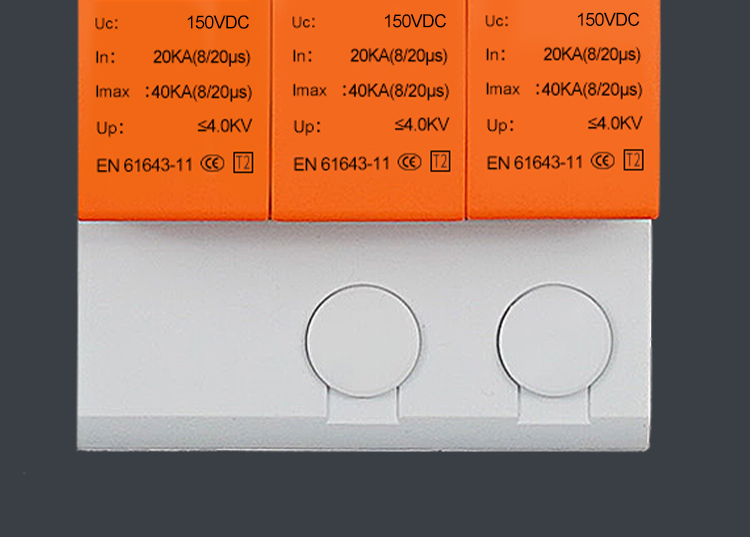3P 150VDC T2 Surge Protective Device 40kA 3Pole DC SPD with Plastic Enclosure (9)