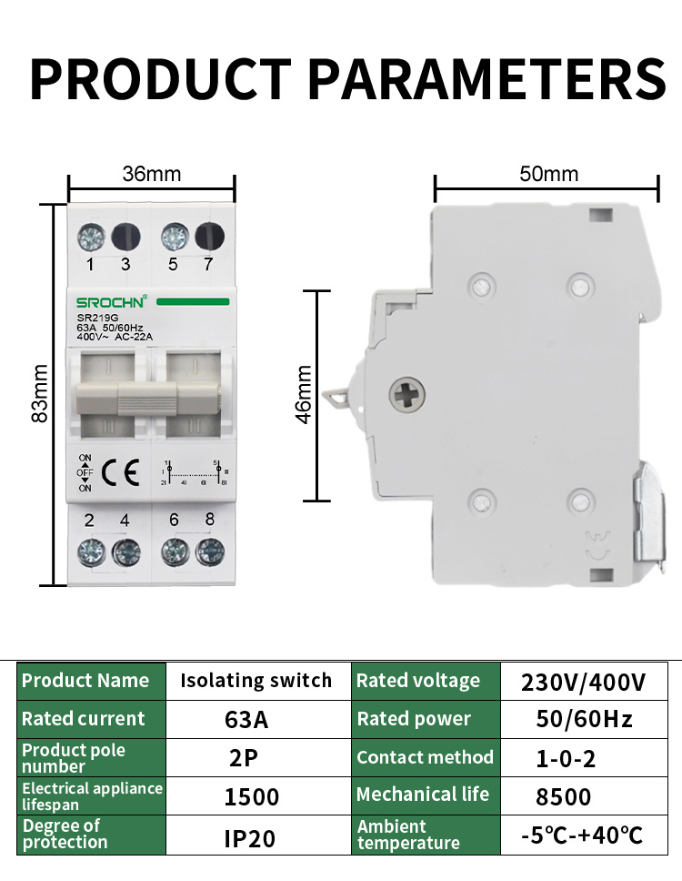 Dual Power Manual Transfer Disconnector (7)