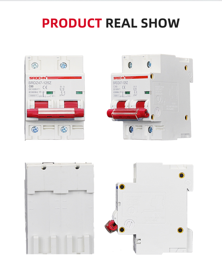 Bipolar MCB 125ADCminiature Photovoltaic Circuit Breaker (14)