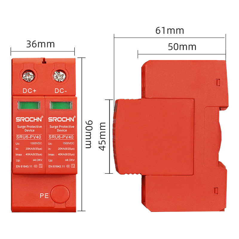 2P 1500VDC T2 Surge Protective Device with 40kA Maximum Discharge Current (5).jpg